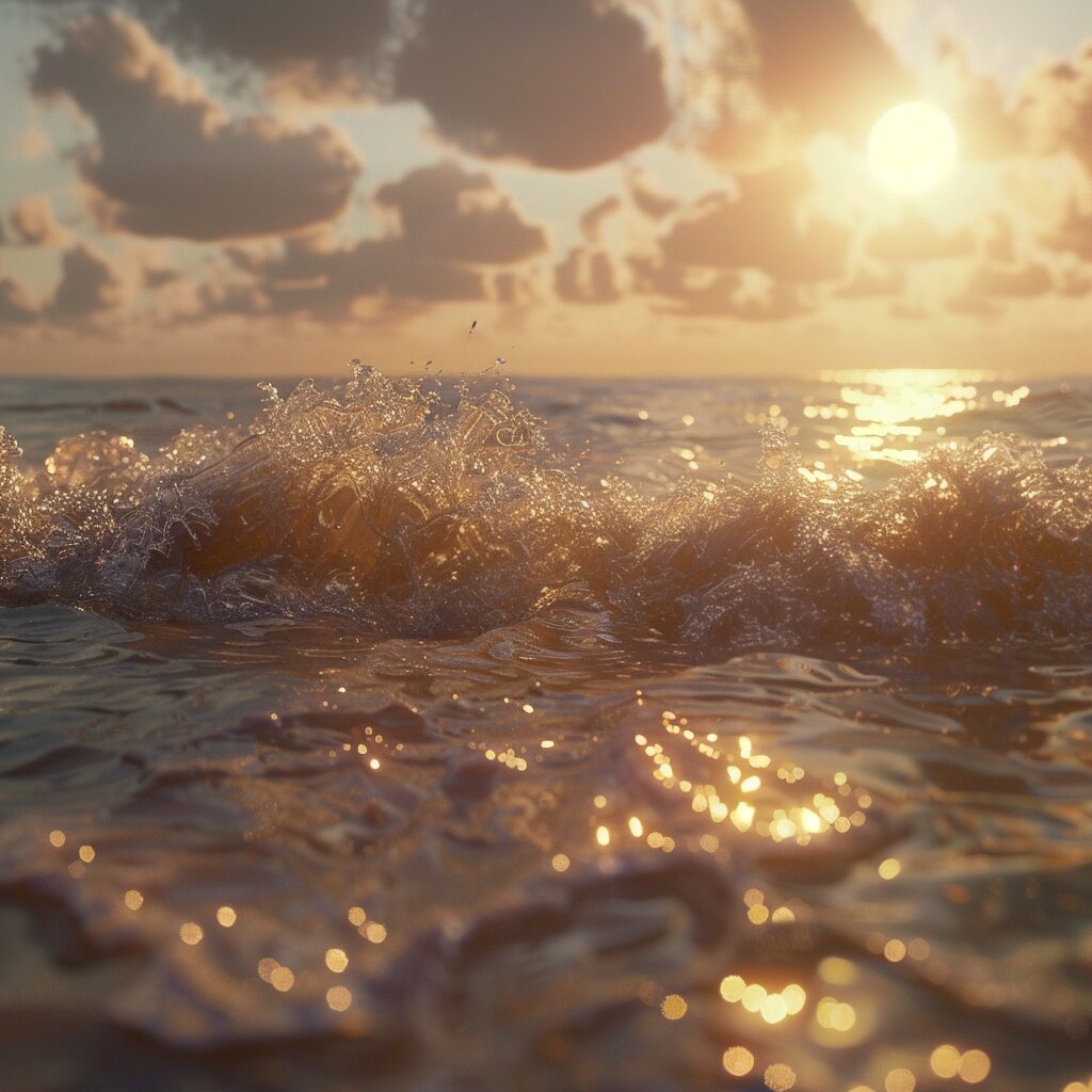 ゆったりと流れる光が、心の奥をやさしく照らす――